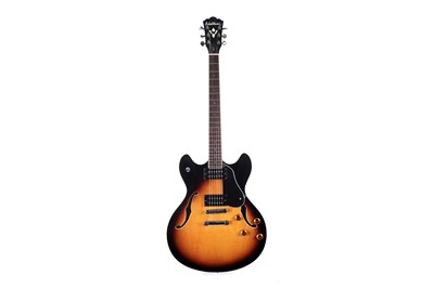 Lot 235 - A Washburn HB30 semi-acoustic guitar