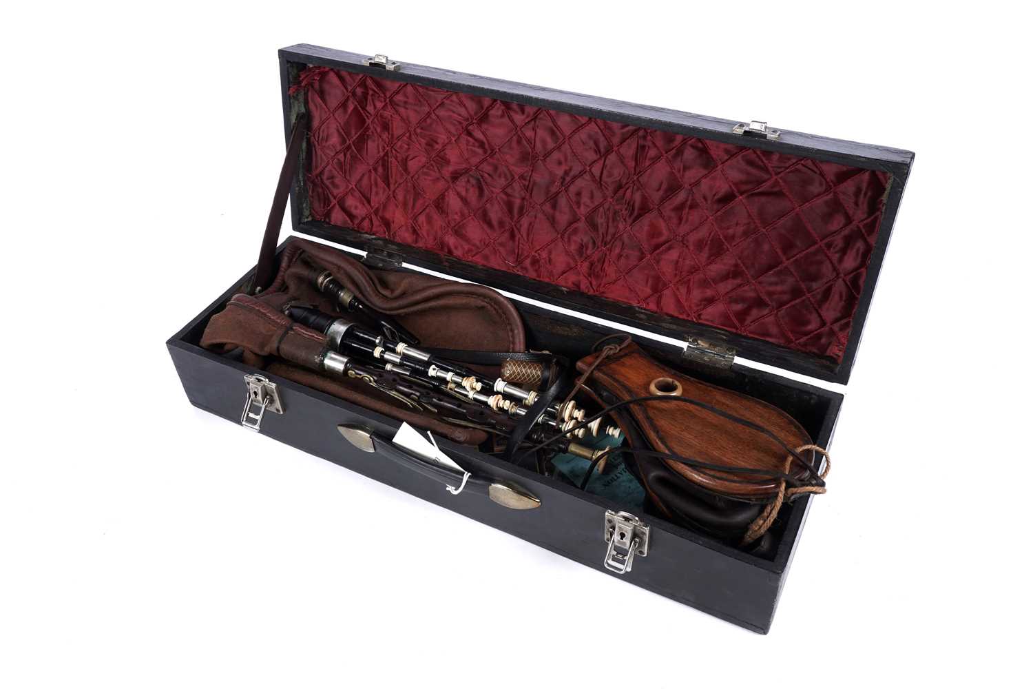 Lot 37 - A set of Northumbrian small pipes