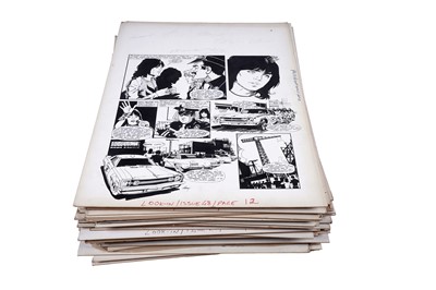 Lot 326 - Fifty-nine original artboards for Look-in’s David Cassidy