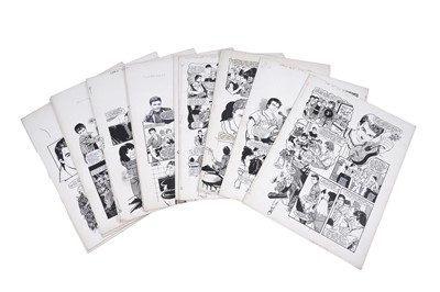Lot 328 - Look-in’s artwork featuring the pop series Slik