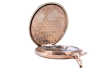 Lot 436 - Zenith for Reid & Sons: a 9ct yellow gold cased half-hunter pocket watch