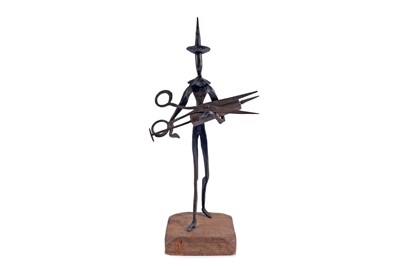 Lot 99 - A steel sculptural figure