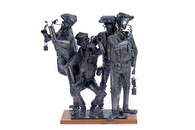 Lot 100 - Kenneth Rowden - Miners | steel