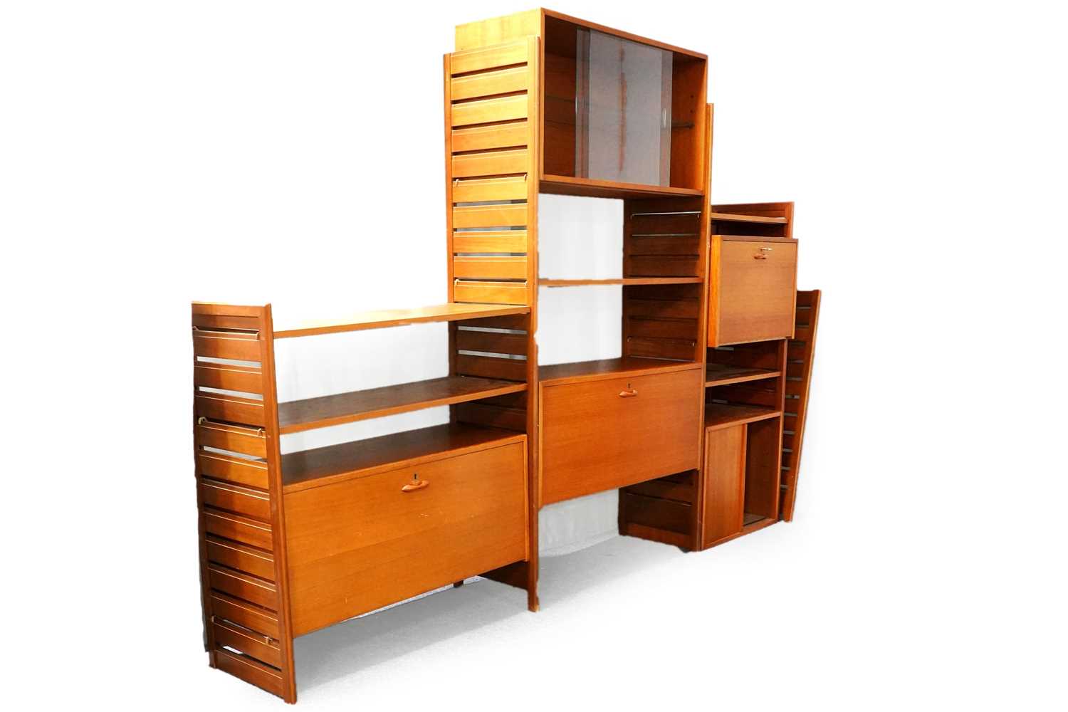 Lot 103 - Ladderax by Stables & Co. Ltd: a four-bay wall unit
