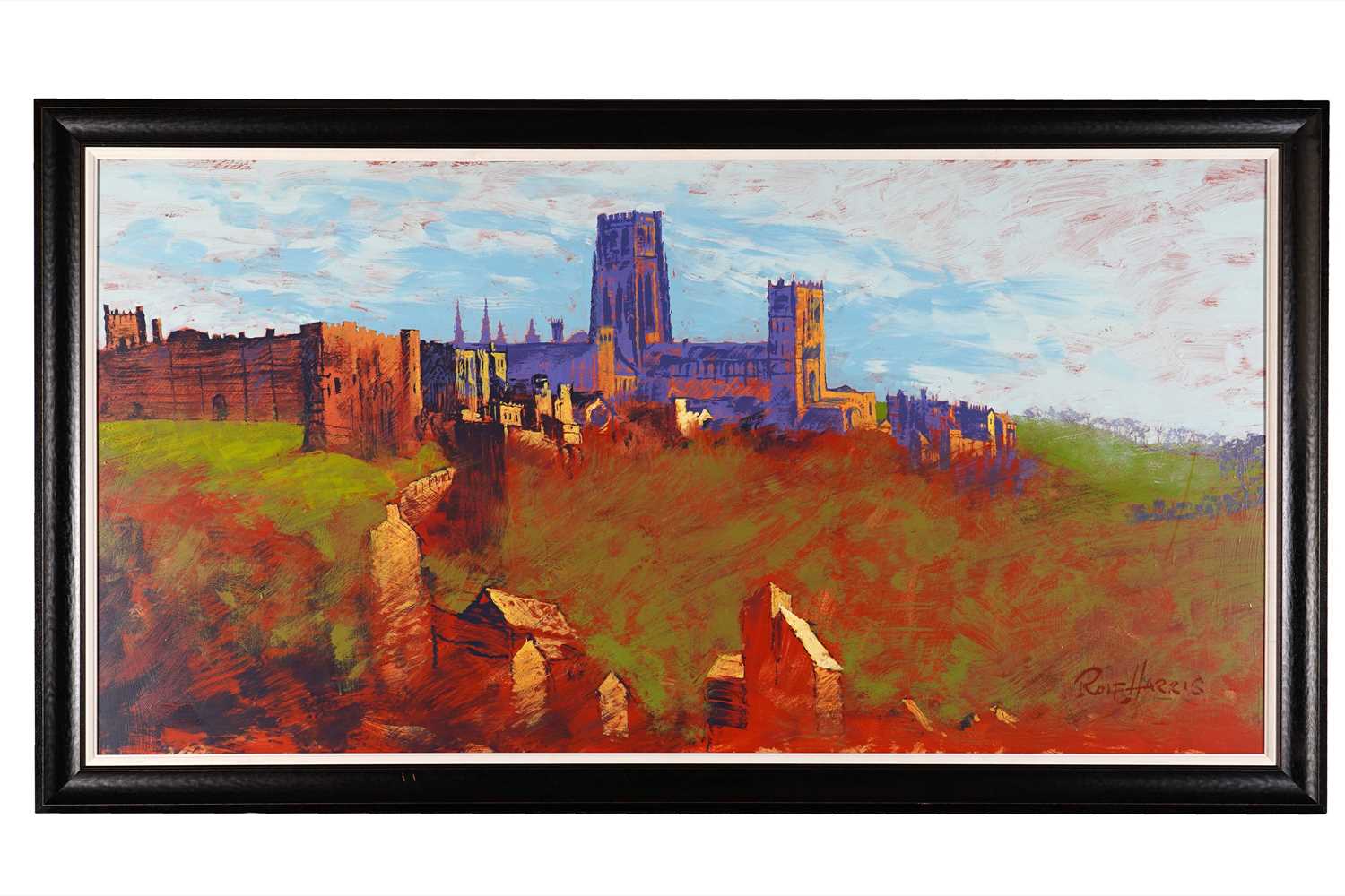 Lot 81 - Rolf Harris - Durham Cathedral | oil