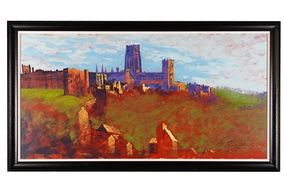 Lot 81 - Rolf Harris - Durham Cathedral | oil