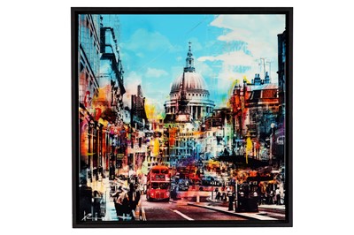 Lot 106 - Paco Raphael - Blue Traffic | lithograph