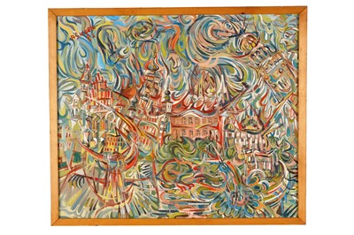 Lot 75 - Antoni Sulek - Warsaw Royal Castle, (Castle Square) | oil
