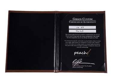 Lot 244 - A Gibson Custom Shop HS 59 Les Paul re-issue