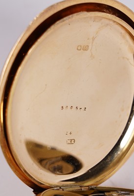 Lot 407 - Newcastle United 1904/5 League Championship 18ct yellow gold open face chronograph pocket watch