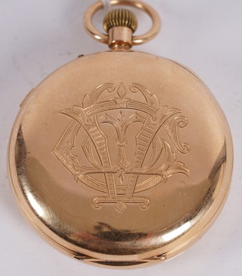 Lot 407 - Newcastle United 1904/5 League Championship 18ct yellow gold open face chronograph pocket watch