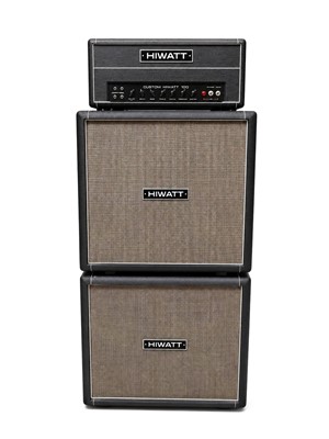 Lot 340 - A HIWATT 100-watt custom stack