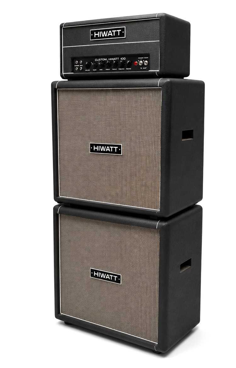 Lot 340 - A HIWATT 100-watt custom stack