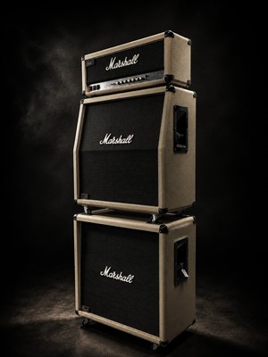 Lot 342 - A Marshall Jubilee series stack with head and two 4x12 cabinets