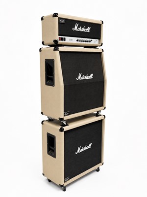 Lot 342 - A Marshall Jubilee series stack with head and two 4x12 cabinets