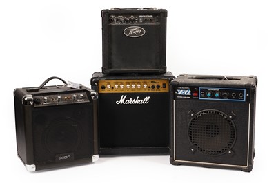 Lot 293 - A collection of practice amps