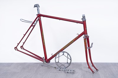 Lot 312 - A Raleigh ‘Record Ace’ bicycle frame; and Raleigh components