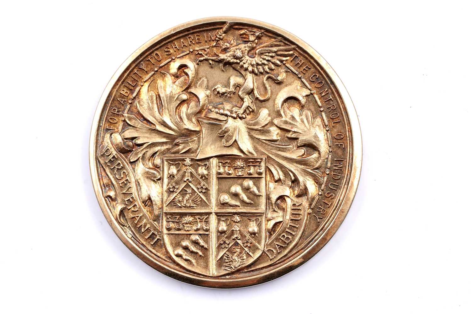 Lot 291 - A 9ct gold Thomas Fenwick Reed Medal / North East Coast Institution of Engineers and Shipbuilders