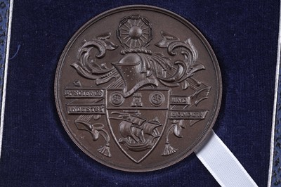 Lot 294 - A North East Coast Institution of Engineering & Shipbuilders gold Engineering Medal