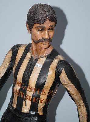 Lot 406 - Newcastle F.C. 1909/10 season, life-sized figure, commemorating the F.A Cup final win