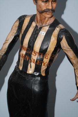 Lot 406 - Newcastle F.C. 1909/10 season, life-sized figure, commemorating the F.A Cup final win