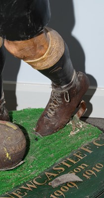 Lot 406 - Newcastle F.C. 1909/10 season, life-sized figure, commemorating the F.A Cup final win