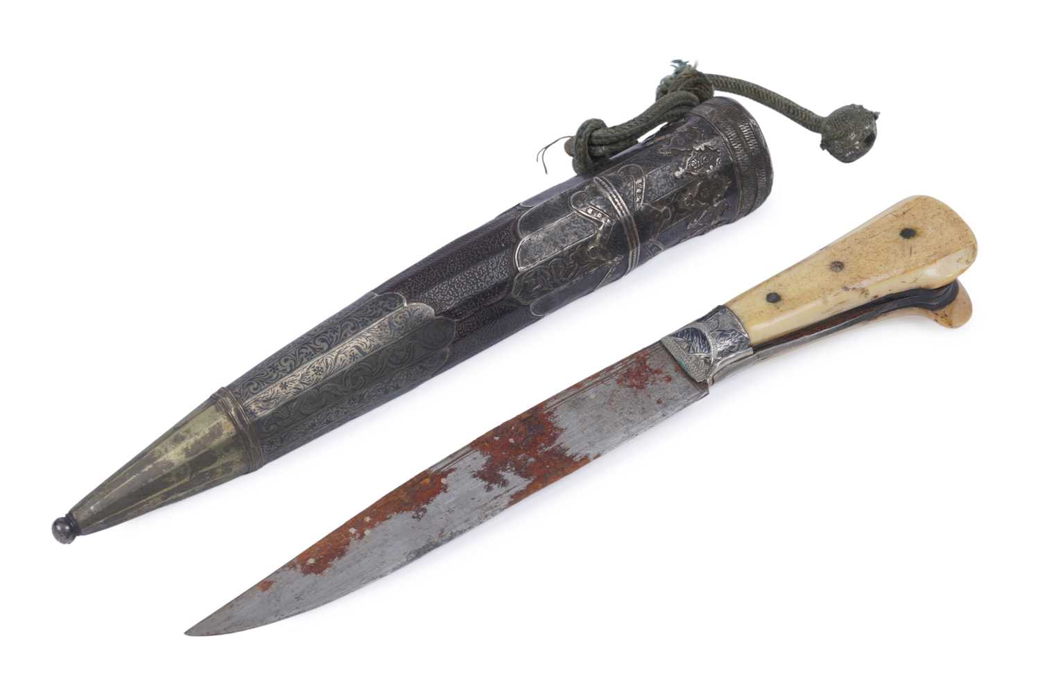 Lot 497 - A 19th Century Indo-Persian kard dagger