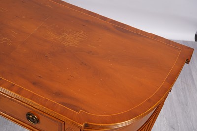Lot 30 - A pair of reproduction Regency breakfront side tables