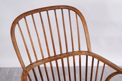 Lot 50 - A 19th Century Windsor armchair; and another of elm wood construction