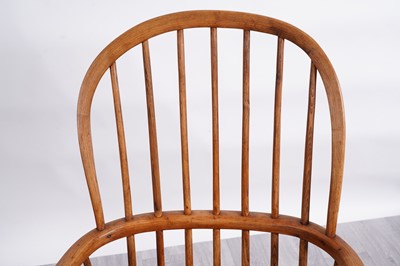 Lot 50 - A 19th Century Windsor armchair; and another of elm wood construction