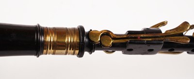 Lot 40 - David Burleigh Northumbrian pipes; and a set of mahogany and leather bellows