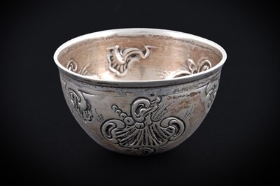 Lot 43 - A small continental silver beaker