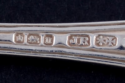 Lot 219 - A collected part service of Kings pattern flatware and cutlery; and an antique Scottish soup ladle