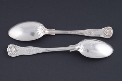 Lot 219 - A collected part service of Kings pattern flatware and cutlery; and an antique Scottish soup ladle