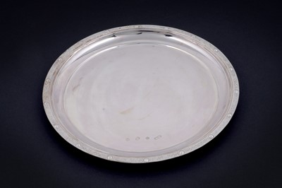 Lot 6 - An Elizabeth II silver salver or tray