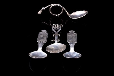 Lot 133 - Norwegian caddy spoons