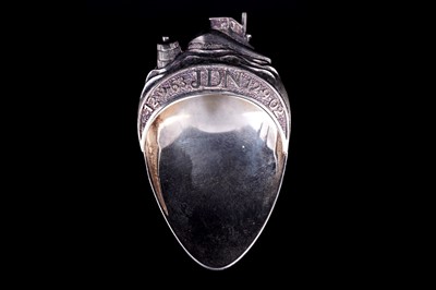 Lot 135 - John D. Norie: an Elizabeth II Britannia Standard, silver caddy spoon
