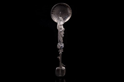 Lot 137 - An early 20th Century Japanese silver caddy spoon