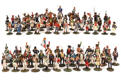 Lot 162 - A collection of Del Prado Napoleonic War Soldiers and Cavalry