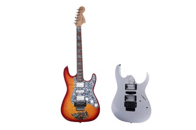 Lot 259 - A made-up guitar and a guitar body