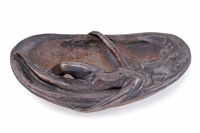 Lot 228 - A collection of reproduction Art Deco figures; and a dish