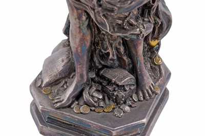 Lot 228 - A collection of reproduction Art Deco figures; and a dish