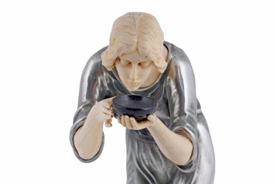 Lot 228 - A collection of reproduction Art Deco figures; and a dish