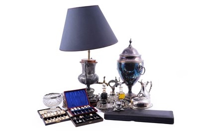 Lot 329 - A selection of silver plate