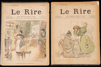Lot 21 - Le Rire magazine, No.'s 1, 2, 44 and other later sundry issues