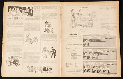 Lot 21 - Le Rire magazine, No.'s 1, 2, 44 and other later sundry issues