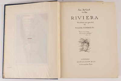 Lot 69 - Tyndale (Walter), An Artist In The Riviera