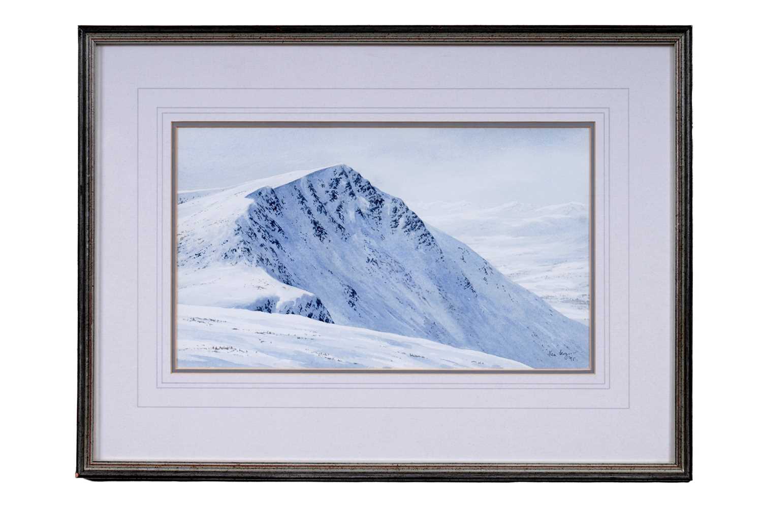 Lot 175 - Ken Ferguson - Ben Alder near Dalwhinnie | watercolour