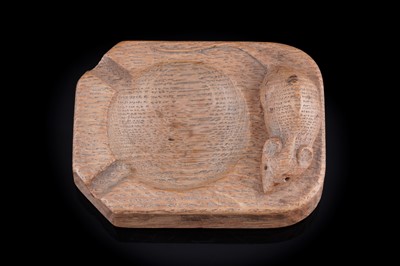 Lot 220 - Robert ‘Mouseman’ Thompson: an oak ashtray