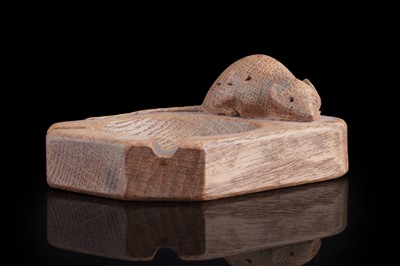 Lot 220 - Robert ‘Mouseman’ Thompson: an oak ashtray